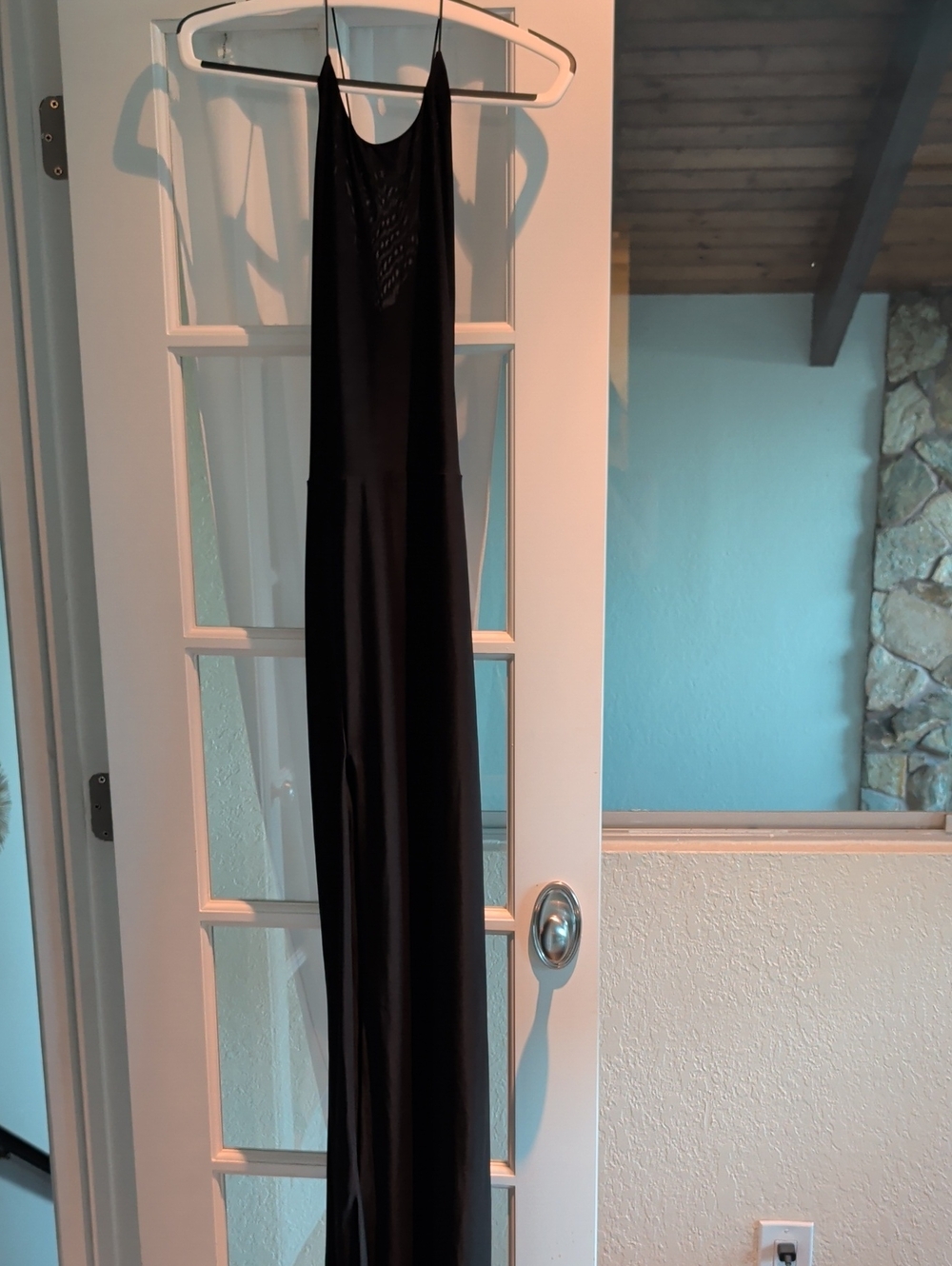 Nordstrom Black Maxi Dress with Slim Silhouette